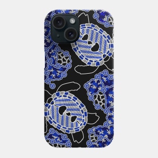 Aboriginal Art - Sea Turtle Dreaming Small Phone Case