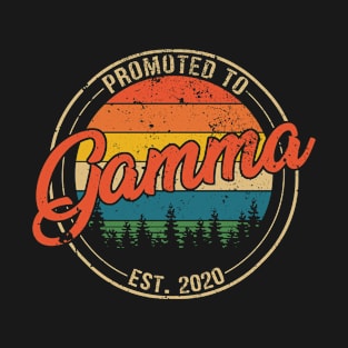 Promoted to Gamma Est 2020 Mothers Day Gift T-Shirt