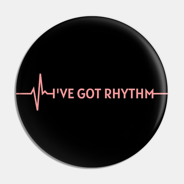 Cardiologists know the rhythm of the heart - red Pin by MedicineIsHard