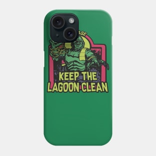 Keep the lagoon clean Phone Case