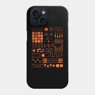 Electronic Musician Synth, Sampler and Drum Machine Controls Phone Case