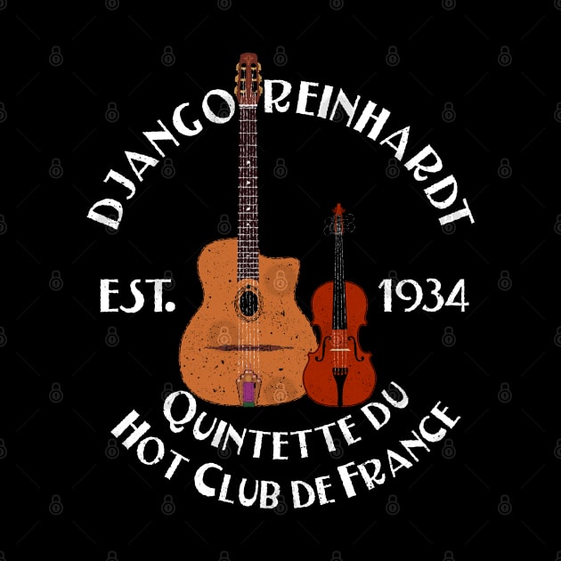 Django Reinhardt & Stephane Grappelli, Quintette du Hot Club de France by Daniel Cash Guitar