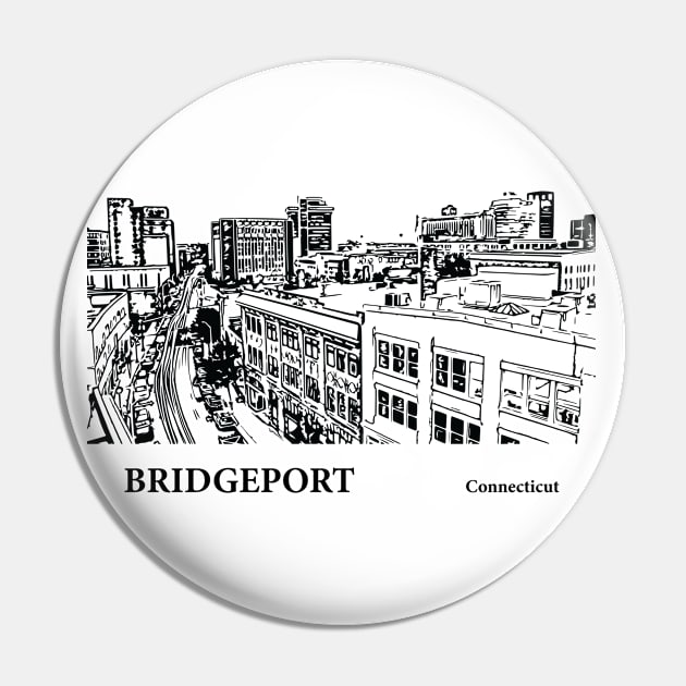 Bridgeport - Connecticut Pin by Lakeric