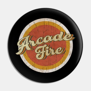 circle vintage Arcade Fire Pin