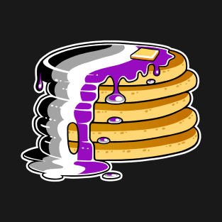 Ace Asexual Pride Pancakes LGBT T-Shirt