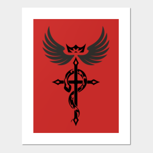 Fullmetal Alchemist Symbol Posters And Art Prints Teepublic As a result, there are multiple symbols and overlap in alchemy, symbols were created to represent different elements. fullmetal alchemist symbol posters and