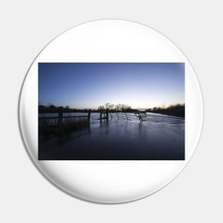 Flooded Fields Pin