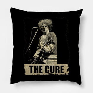 The Cure - RETRO BLACKWHITE Pillow