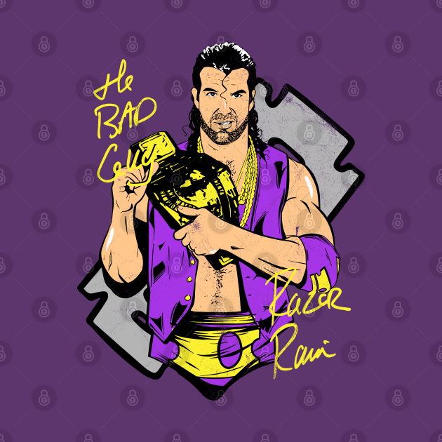 Vintage Razor Ramon The Bad Guy - Razor Ramon - T-Shirt sold by Karmina ...
