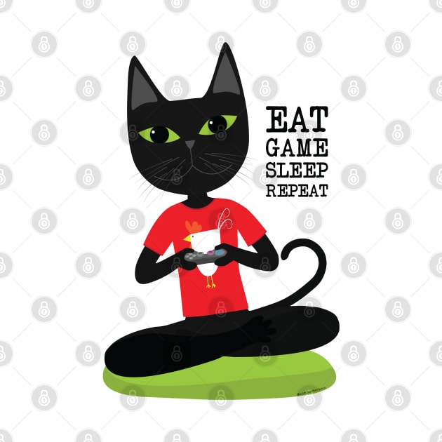 Eat Game Sleep Repeat by uncutcreations