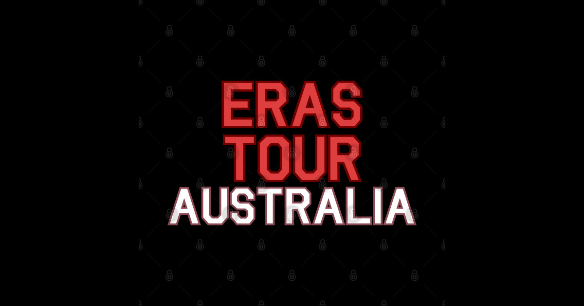 Eras Tour Australia Eras Tour Sticker TeePublic