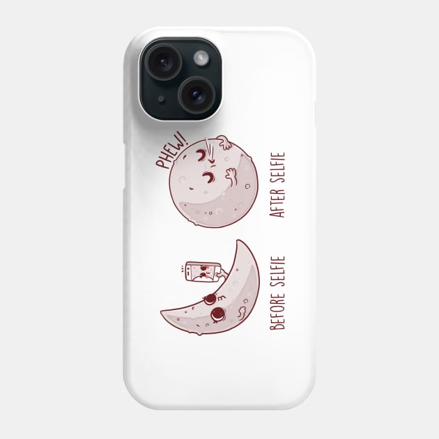 Before and After Selfie Phone Case by Naolito
