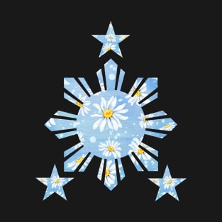 Philippines 3 Stars and Sun Philippine Flag for Filipino T-Shirt
