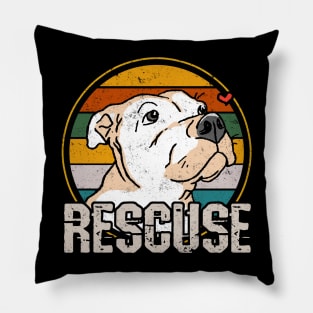 Recuse Pitbull - Love Dogs - Funny Dogs Pillow