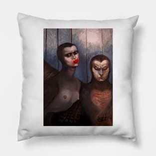 Birds in a cage Pillow