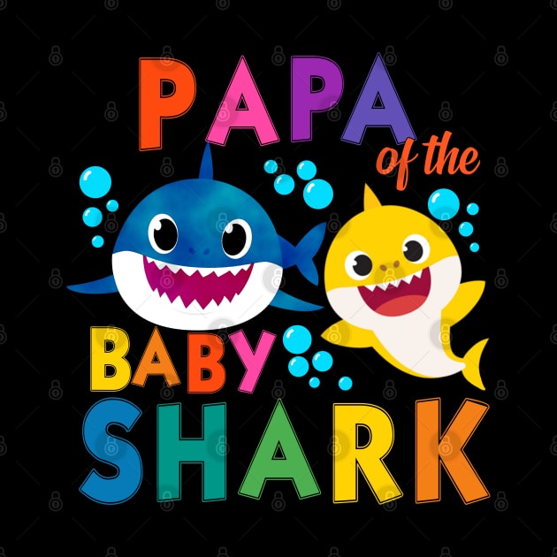 Papa of the baby shark by  Memosh Everything 