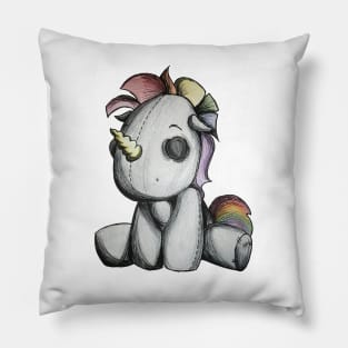 Dark Unicorn Pillow