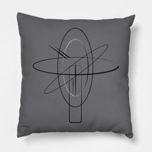 Abstract, line art Pillow