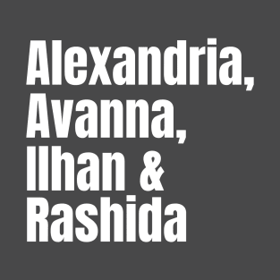 Squad Congress Women Alexandria Ilhan Ayanna Rashida T-Shirt