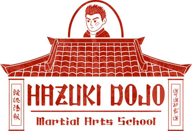 Hazuki Dojo Kids T-Shirt by HandsOffMyDinosaur