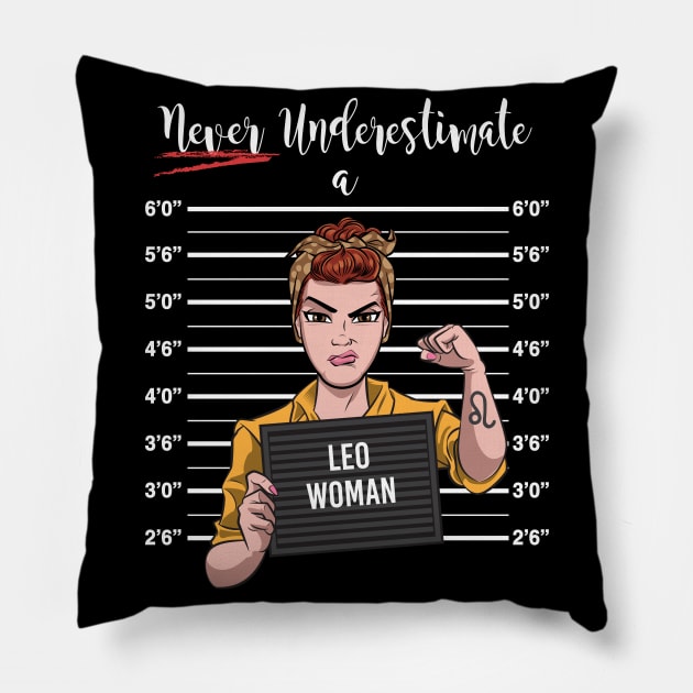 Leo Woman Pillow by Surta Comigo