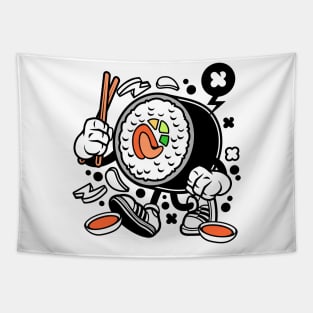 Sushi Illustration Tapestry