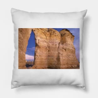 Arch In Monument Rocks National Landmark Kansas Ii Pillow