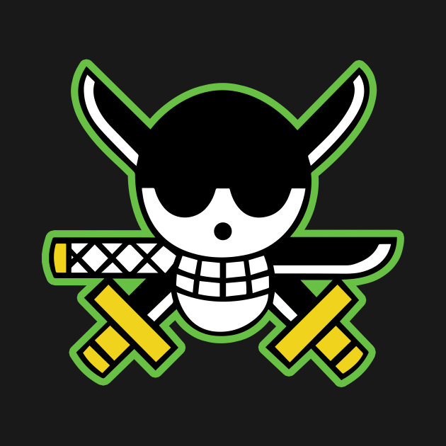 Roronoa Zoro Pirates Logo - Roronoa Zoro - T-Shirt | TeePublic