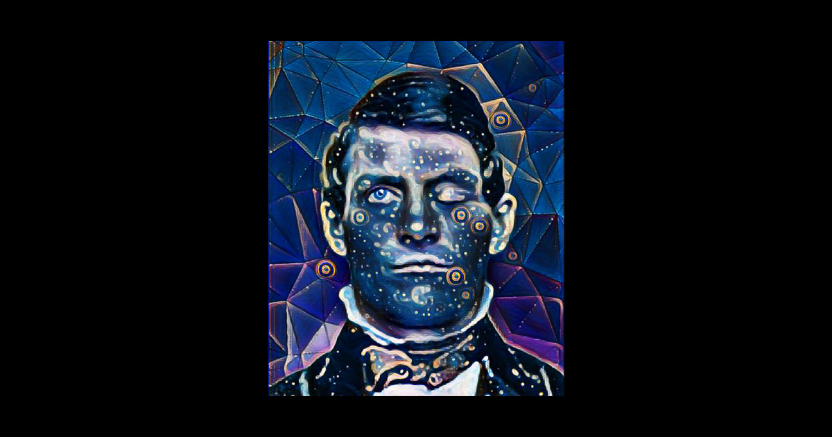 Phineas Gage Portrait Phineas Gage Artwork 5 Phineas Gage Sticker