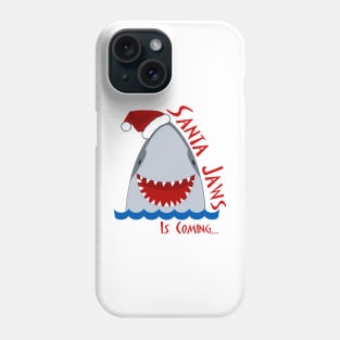 Santa Jaws is Coming Phone Case