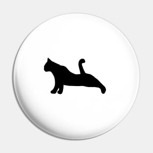 Black cat Pin