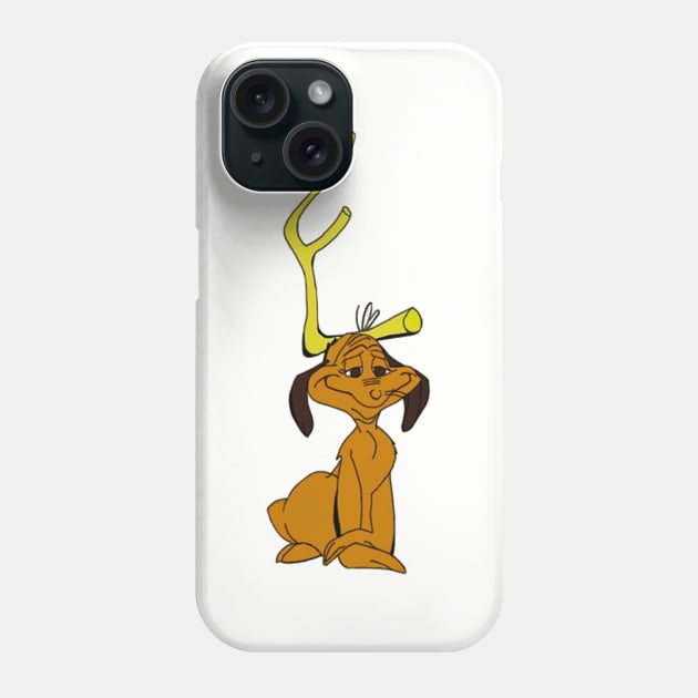 How the Grinch Stole Christmas with Max Phone Case by Wyld Bore Creative