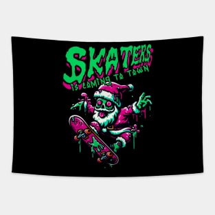 SKATERS IS COMING Tapestry