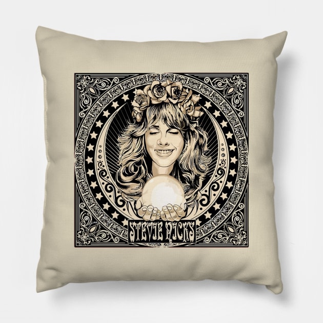 Stevie Nicks Pillow by woleswaeh