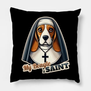 Beagle nun Pillow