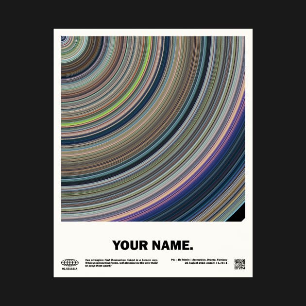 minimal_Your Name Abstract Liquid Art Anime by silver-light