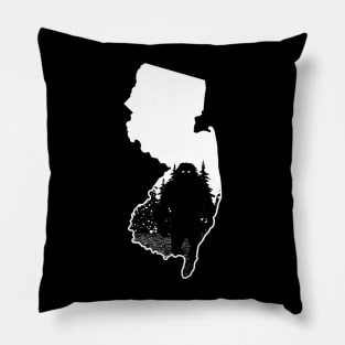 New Jersey Bigfoot Pillow