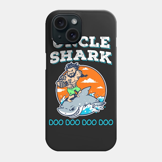 Uncle Shark Do Do Do Funny T shirt TM Phone Case by Elsie