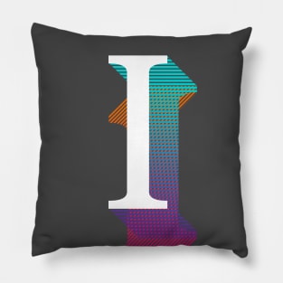 Letter I Pillow