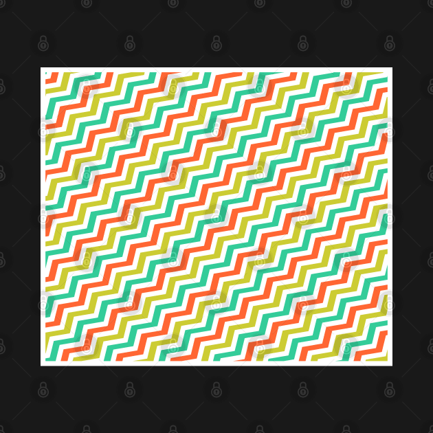 Zigzag Colorful pattern by TheArtism