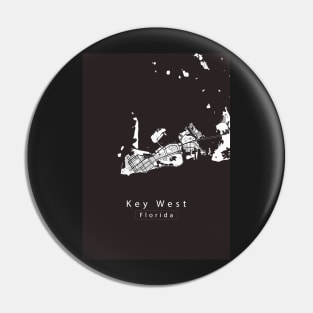 Key West Florida Island Map Pin