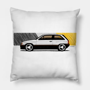 The cool small car that changed everithing! Pillow