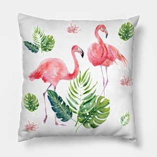 Beautiful Pink Flamingo Pillow