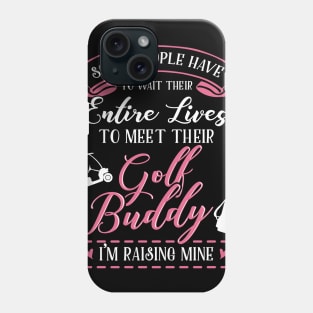 Golf Mom and Baby Matching T-shirts Gift Phone Case