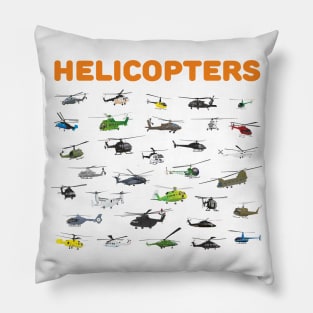 All Helicopters Pillow