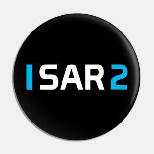 SAR 2 Design - White Text Pin