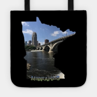 Minnesota State Outline (Minneapolis) Tote