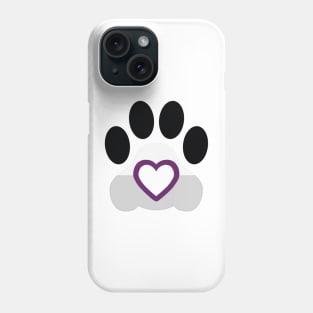 Pride Paw: Demisexual Pride Phone Case