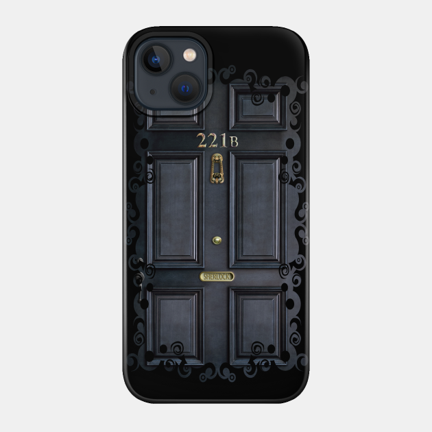 Black door with 221b number - Doctor Who - Phone Case