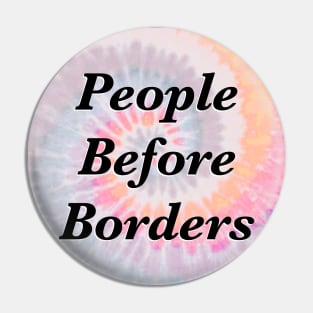 People Before Borders Pin